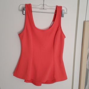 Pink Pleated Tank